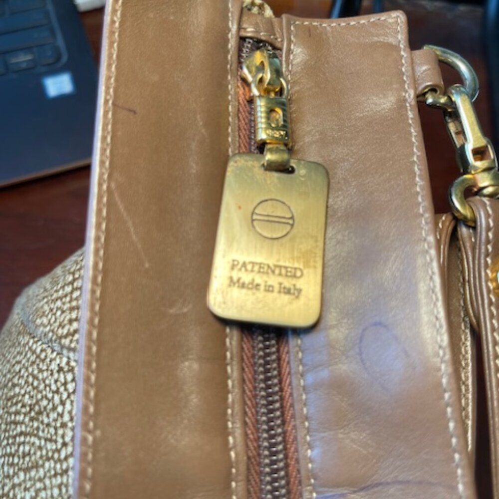 Borbonese Redwall Quail Pattern Crossbody - image 6